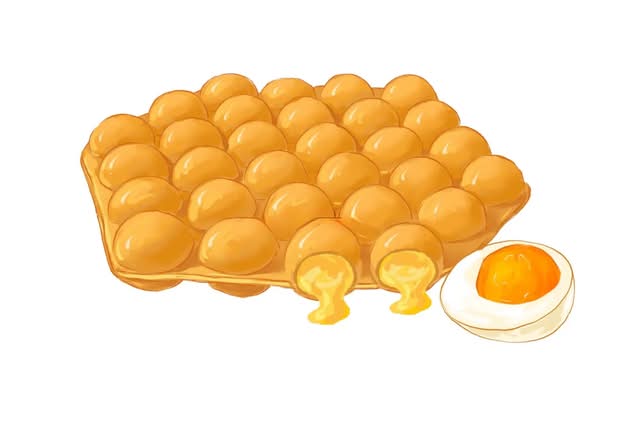Mochi Bubble Waffle (麻糬雞蛋仔)